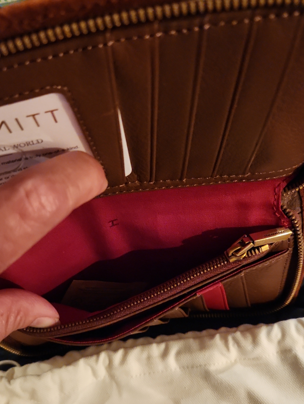 Hammitt Bryant Chocolate Diamond Suede with Antique Gold Hardware - Picture 5 of 5